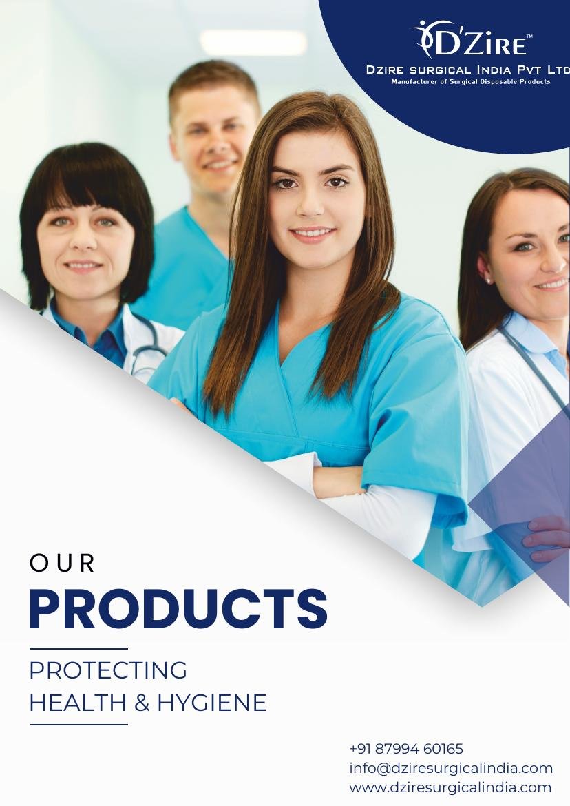 Product flyer cover page