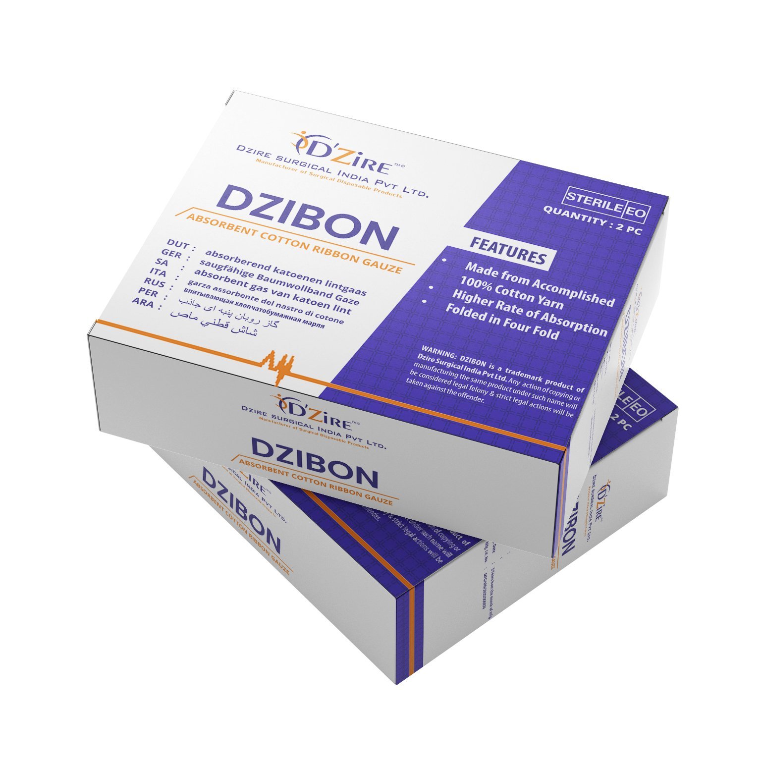 DZIBON Absorbent Cotton Ribbon Gauze